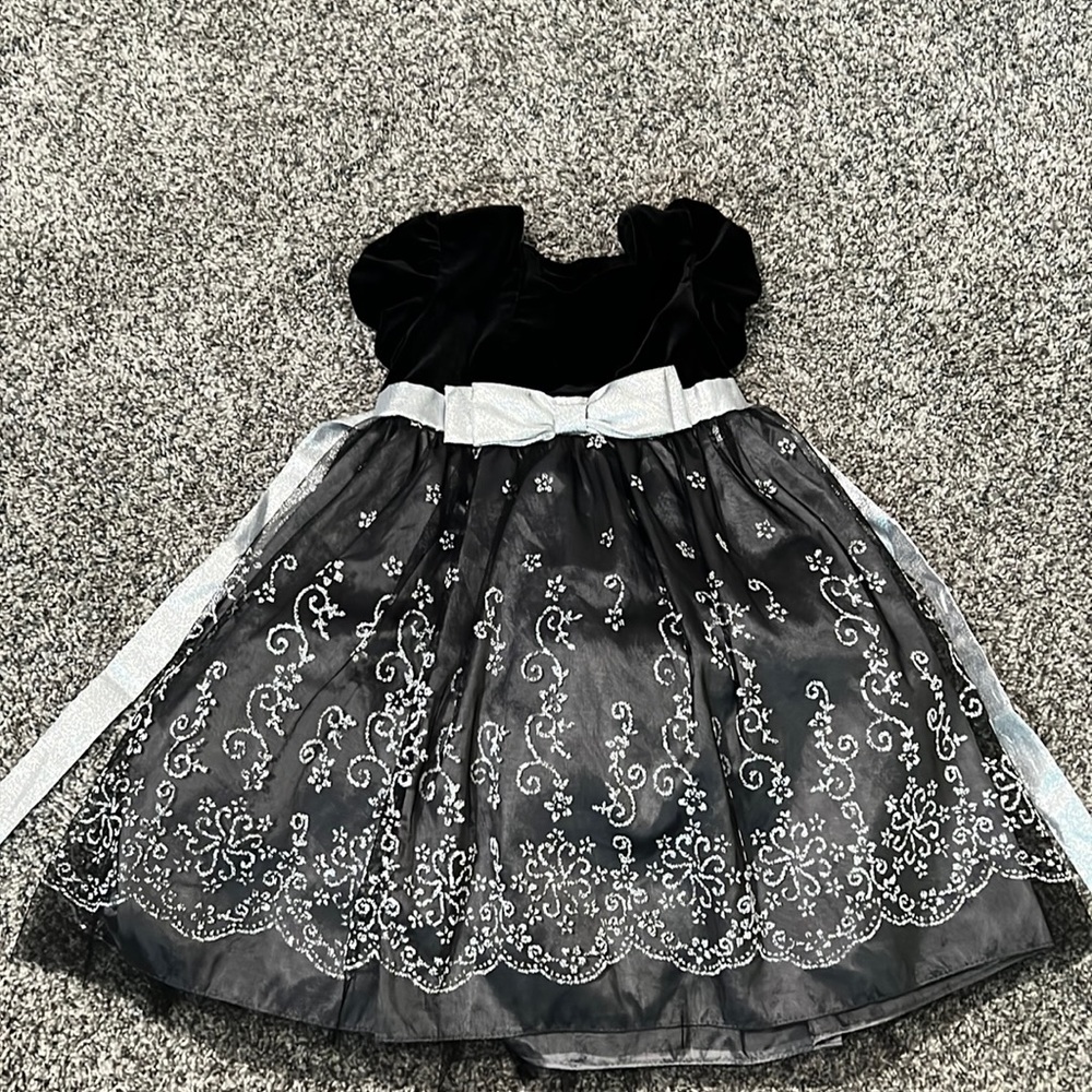 Jona Michelle toddler black formal dress